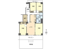 【千葉県/松戸市新松戸】サンライトパストラル七番街 A棟 間取り図