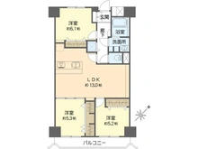 【東京都/江戸川区北葛西】葛西パークサイドハイツ 間取り図