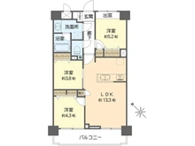 【千葉県/浦安市北栄】ライオンズマンション浦安第2 間取り図