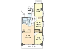 【千葉県/浦安市北栄】ローズガーデン浦安七番館 間取り図