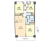 【千葉県/浦安市当代島】パールモア浦安 間取り図