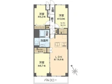 【東京都/江戸川区西葛西】グリーンヒル西葛西 1号館 間取り図