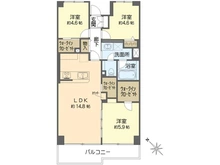 【東京都/江戸川区中葛西】中葛西スカイハイツ 間取り図