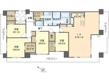 【千葉県/浦安市日の出】アールフォーラム新浦安 C棟 間取り図