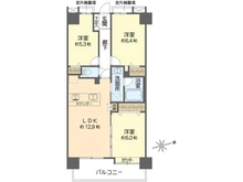 【東京都/江戸川区西葛西】ライオンズステーションプラザ西葛西 間取り図