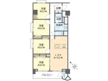 【東京都/江戸川区中葛西】葛西ハイツ 間取り図