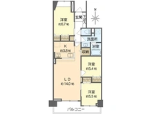 【千葉県/浦安市明海】夢海の街 9号棟 間取り図