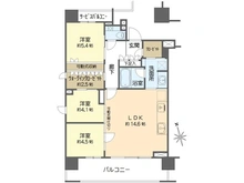 【東京都/江戸川区西葛西】クレヴィア西葛西 間取り図