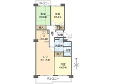 【東京都/江戸川区清新町】シティコープ清新 14号棟 間取り図