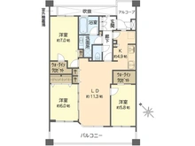 【千葉県/浦安市東野】レクセルマンション新浦安第3 間取り図