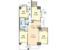 【東京都/江戸川区松江】オーベル船堀　 間取り図