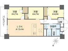 【東京都/江戸川区西葛西】シティコープ西葛西 間取り図