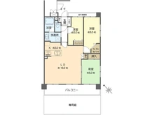 【東京都/江戸川区東小松川】ダイアパレス船堀 間取り図