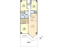 【東京都/江戸川区西葛西】バームハイツ西葛西 間取り図