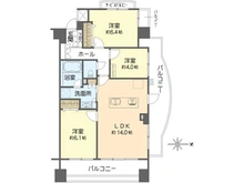 【東京都/江戸川区南葛西】南葛西グリーンホームズII 間取り図
