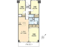 【東京都/江戸川区西葛西】西葛西ビューハイツ A棟 間取り図
