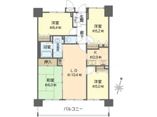 【千葉県/市川市島尻】クレストフォルム浦安弐番館7階 間取り図