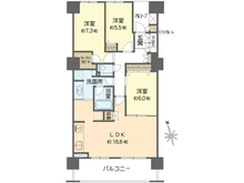 【千葉県/浦安市高洲】レジアスフォート新浦安 G棟 間取り図