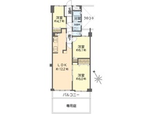 【東京都/江戸川区西葛西】グリーンパーク西葛西 間取り図