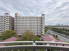 【千葉県/市川市塩浜】ハイタウン塩浜第一 第45号棟 バルコニー