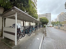【東京都/江戸川区清新町】清新中央ハイツ 1－6号棟 駐輪場