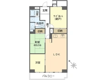 【千葉県/浦安市日の出】フォーラム海風の街 6号棟 間取り図