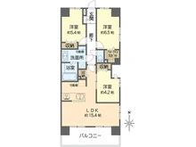【東京都/江戸川区中葛西】中葛西グリーンホームズII 間取り図