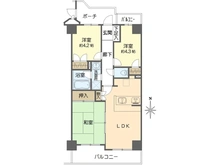 【東京都/大田区西蒲田】藤和シティコープ西蒲田III 間取り図