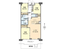 【千葉県/浦安市堀江】ライオンズマンション浦安 間取り図