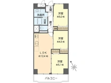 【東京都/江戸川区北葛西】西葛西ハイツ A棟 間取り図