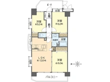 【千葉県/船橋市本中山】ダイアパレス原木中山 間取り図