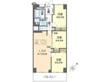 【東京都/江戸川区西葛西】コンドミニアム葛西 間取り図