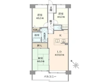 【埼玉県/さいたま市北区宮原町】ラミーユ大宮ハイライズ二番館ルナール棟 間取り図