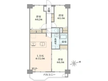 【埼玉県/志木市本町】志木ファイブハイツ 間取り図