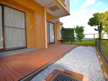 【埼玉県/さいたま市中央区鈴谷】ライオンズマンション与野本町第5 専用庭