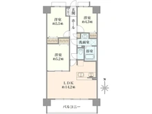 【埼玉県/朝霞市栄町】クリオ朝霞弐番館 間取り図
