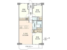 【埼玉県/志木市本町】志木ファイブハイツ 間取り図