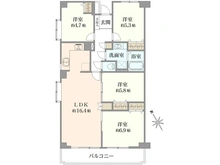 【埼玉県/戸田市新曽南】センチュリー戸田公園第二 間取り図