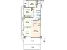 【埼玉県/さいたま市中央区本町西】コスモ与野ガーデンシティ壱番館 間取り図