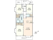 【埼玉県/志木市幸町】コスモ志木ホワイトコート 間取り図