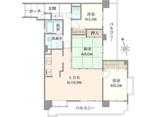 【埼玉県/さいたま市中央区上峰】ライオンズマンション西与野 間取り図