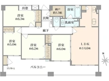 【埼玉県/戸田市新曽南】ネオハイツ戸田公園ガーデンタウン 間取り図