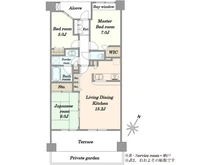 【埼玉県/さいたま市南区内谷】ゼファー武蔵浦和グランリブス 間取り図