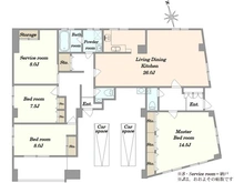 【東京都/板橋区徳丸】サンライズマンション 間取り図