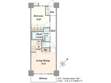 【埼玉県/朝霞市岡】アンビシャス朝霞台 間取り図