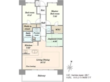 【埼玉県/戸田市美女木北】レーベンハイム戸田ソラリエ 間取り図