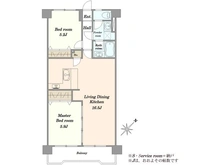 【埼玉県/さいたま市南区白幡】白幡第2コーポサンキョー 間取り図