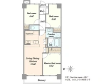 【埼玉県/戸田市下前】戸田公園スカイマンション 間取り図