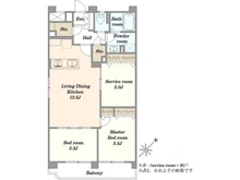 【東京都/西東京市谷戸町】カクタス田無マンション 間取り図