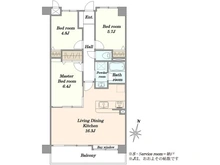 【埼玉県/さいたま市南区白幡】武蔵浦和第3ローヤルコーポ 間取り図